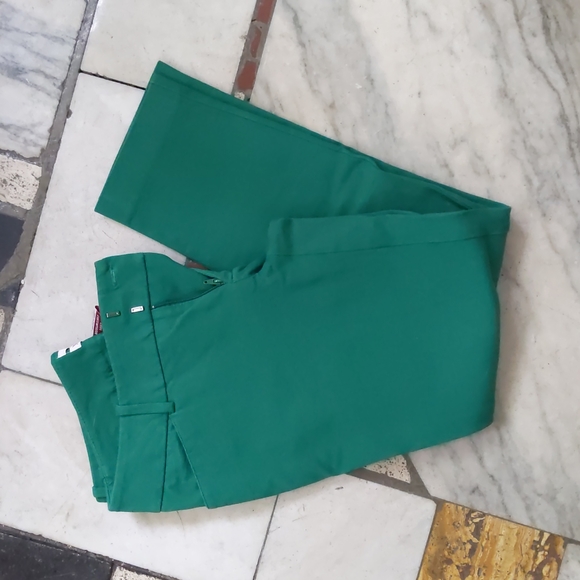Merona stretch green ankle pant - Picture 1 of 3